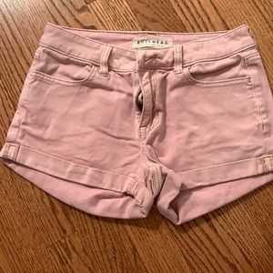 Pink Super Strech Shorty Shorts